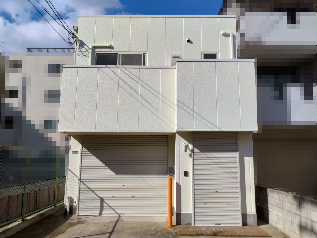 大阪市の外壁塗装工事が完了しました。